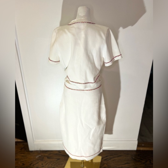 Elsa Cropped Cardigan & Elisa Knit Midi Pencil Skirt SET - Picture 6 of 16